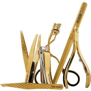 Revlon Gold Series 3 Pc Set (Nail File, Clippers, Tweezers)